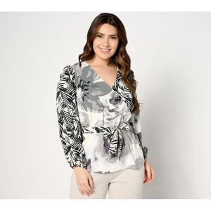 BEAUTIFUL by Lawrence Zarian Women's Top Sz 2XS Medium Grey Heather A644432